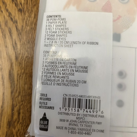 Thanksgiving Crafts Kids 4 Craft Kits DIY 29 Ornaments Fox‎ Turkey Scarecrow - Picture 11 of 13